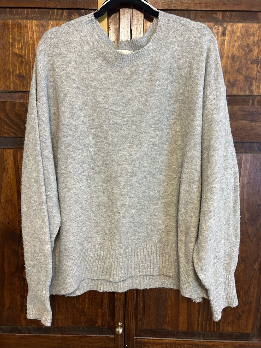 H&M Light Gray Women's Crewneck Sweater